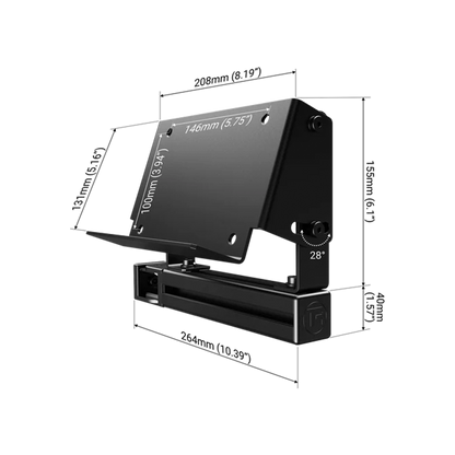 Trak Racer Button Box Mount - Also Suitable for StreamDeck