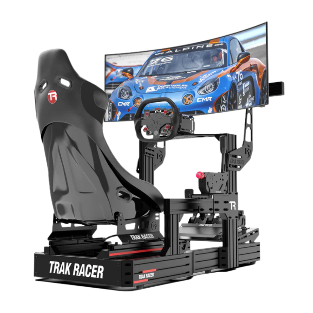 Trak Racer Large Cockpit-Mounted Single Monitor Mount - 1200mm / 47.25’’ Wide Racing Cockpit
