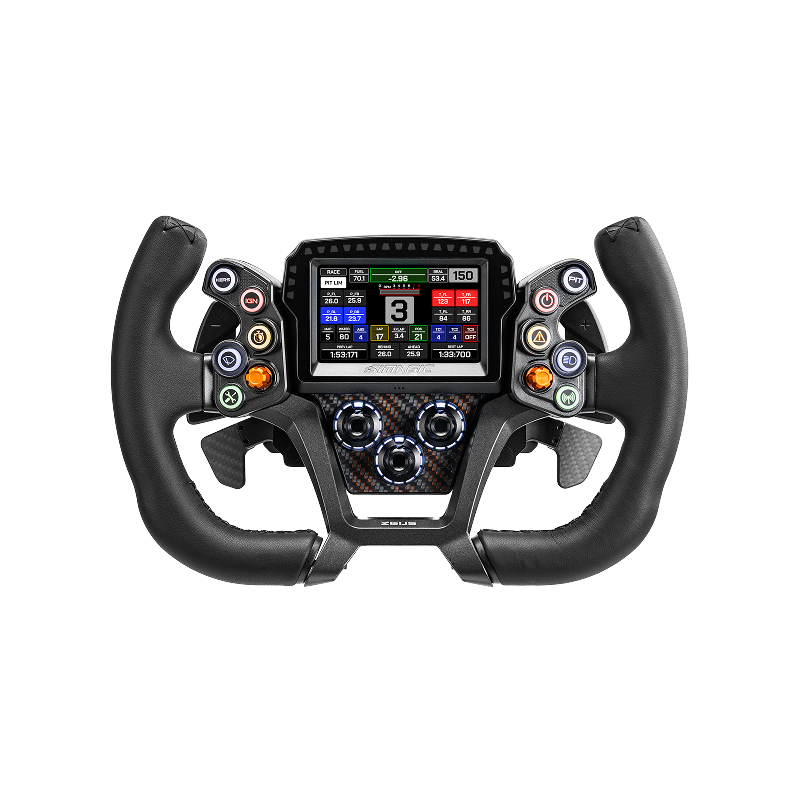 Simagic Zeus GT Steering Wheel (Leather) + Magic dash 4