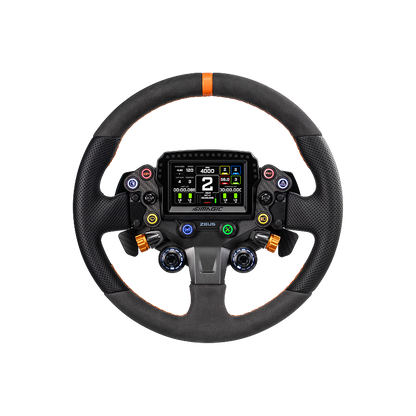 Simagic Zeus Sport Steering Wheel (Leather) + Magic dash 4