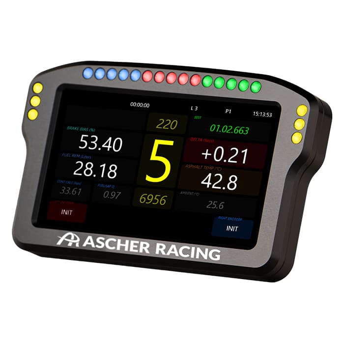 Ascher Racing Dashboard Racing Equipment