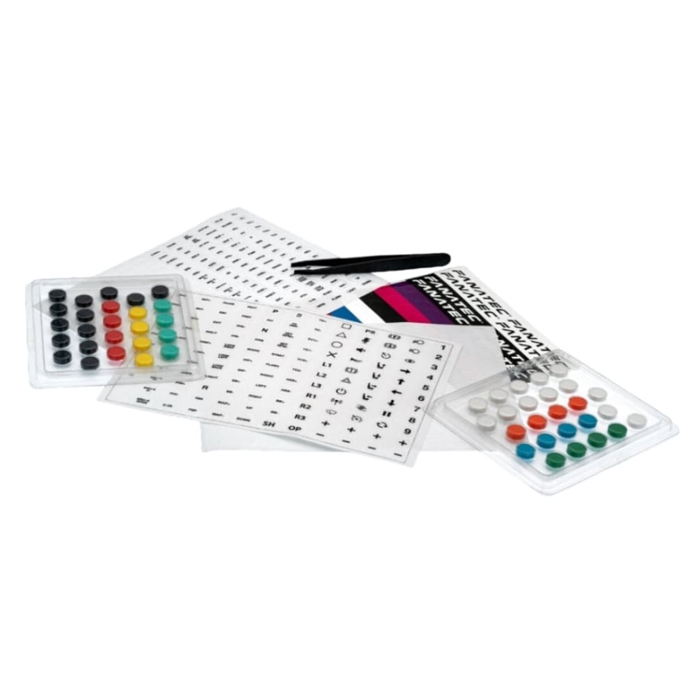 Fanatec Button Caps & Sticker Set Racing Equipment