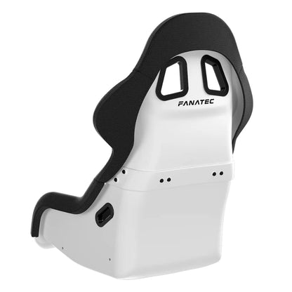 Fanatec ClubSport GT Cockpit Seat (Charcoal Cover) White Shell Racing Cockpit