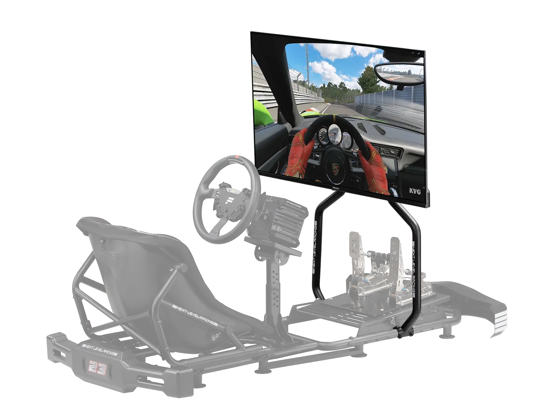 Next Level Racing Go Kart Plus Direct Monitor Mount Cockpit