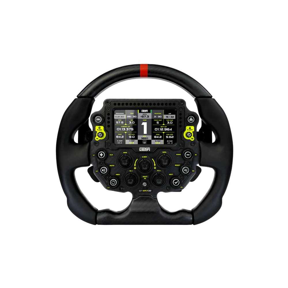 GSI Gomez Sim industries GT-Max32 GT Wheel Carbon Fiber 4 Paddles Sable Racing Equipment