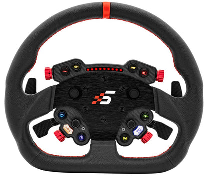 Simagic GT Pro Hub with D Shape Wheel Leather (Knob Edition) Racing Equipment