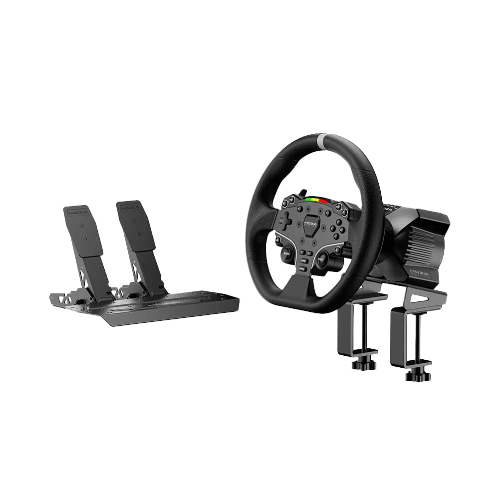Moza R3 Racing Wheel and Pedals for PC Only Racing Equipment