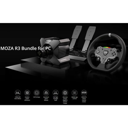 Moza R3 Racing Bundle PC/Xbox Direct Drive 3.9 Nm ชุดจอยพวงมาลัย (ประกันศูนย์ไทย) Racing Equipment