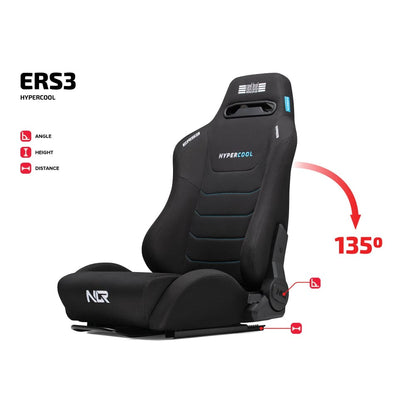 Next Level Racing ERS3 Hypercool Ventilated Sim Racing Seat Racing Cockpit