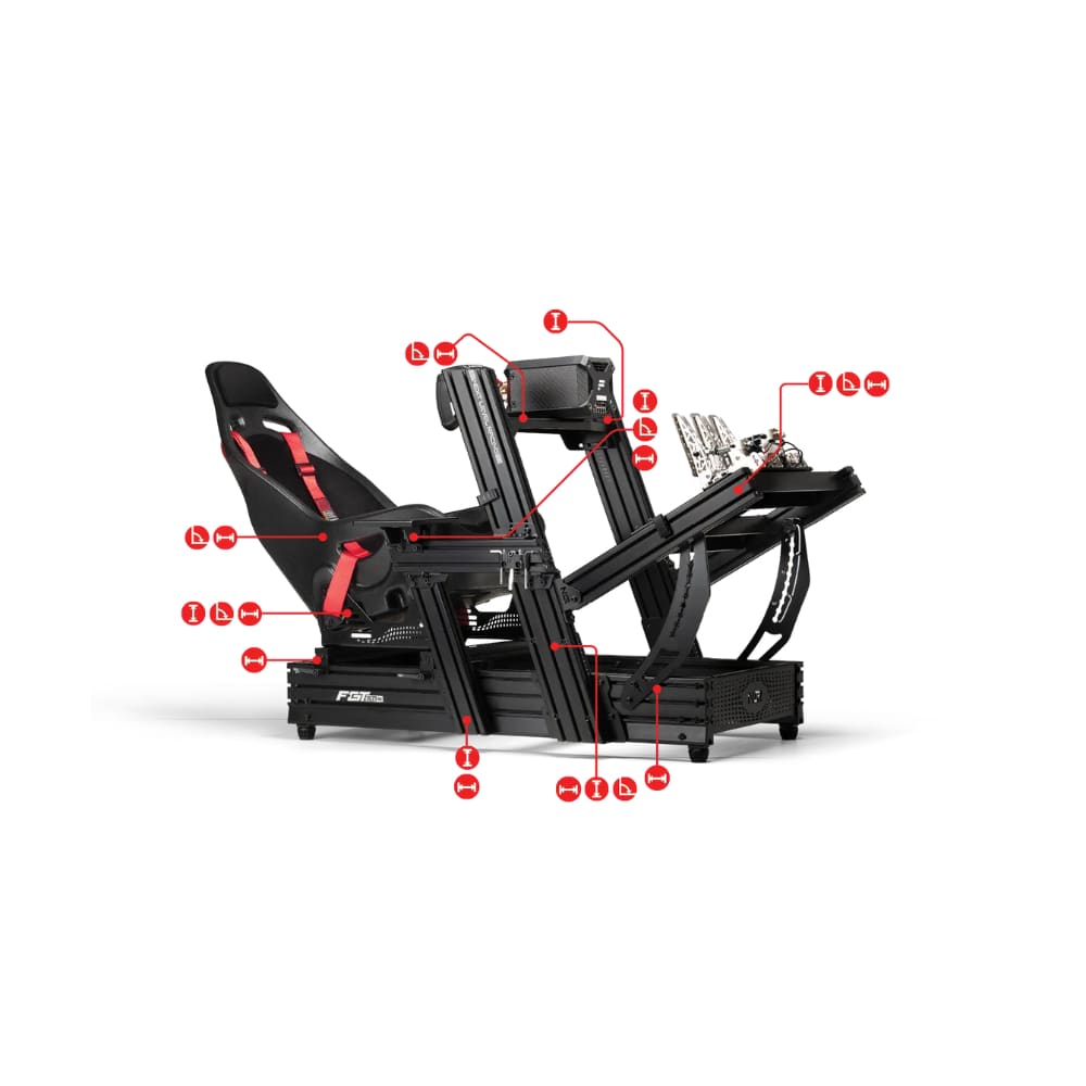 Next Level Racing F-GT Elite 160 Wheel Plate Edition Racing Cockpit