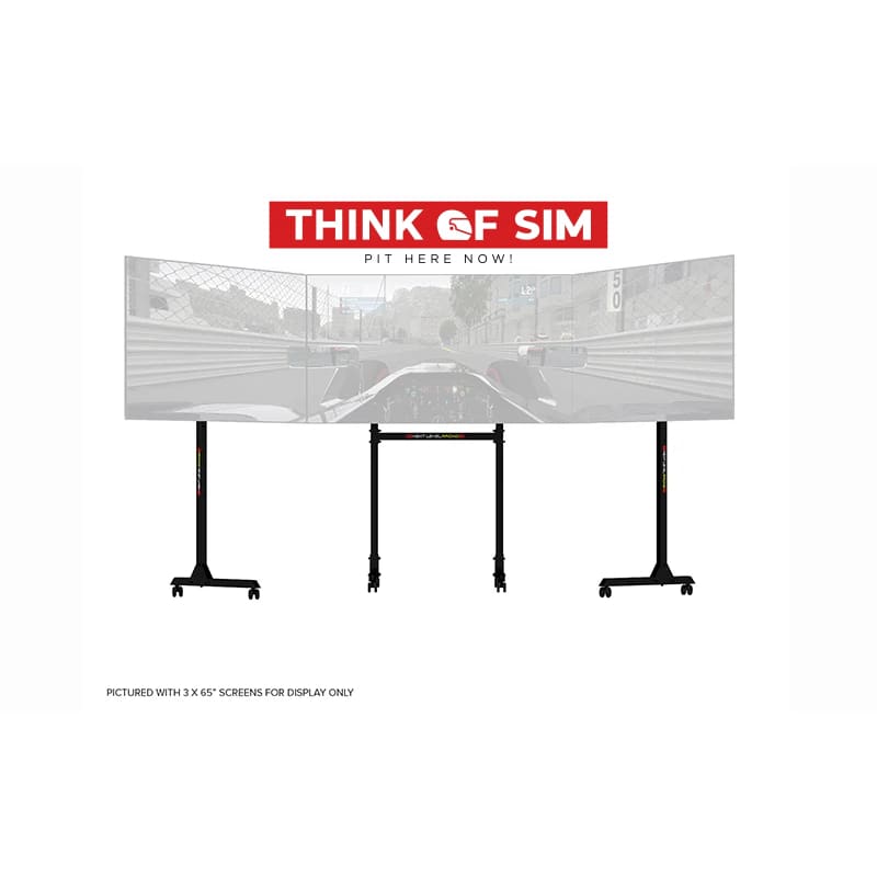 Next Level Racing Free Standing Triple Monitor Stand Cockpit