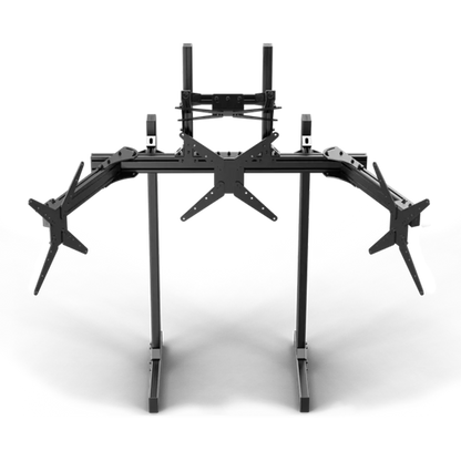 Trak Racer Freestanding Monitor Stand (Single / Dual / Triple / Quad) Quad 1200mm Max 45’’ Racing Cockpit