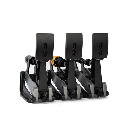 Sim Lab Pedal Set XP1 Loadcell Throttle + Brake + Clutch (Black Edition) Racing Equipment