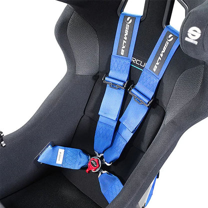 Sim Lab Sim Seatbelt 4-point Harness Red Racing Cockpit