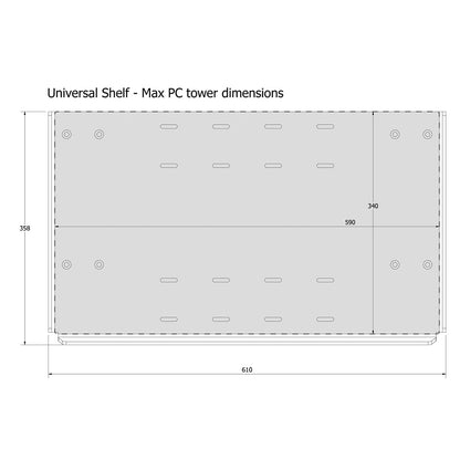 Sim Lab Sim Shelf Universal Racing Cockpit