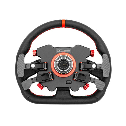 Simagic GT Pro Hub with D Shape Wheel Leather (Knob Edition) Racing Equipment