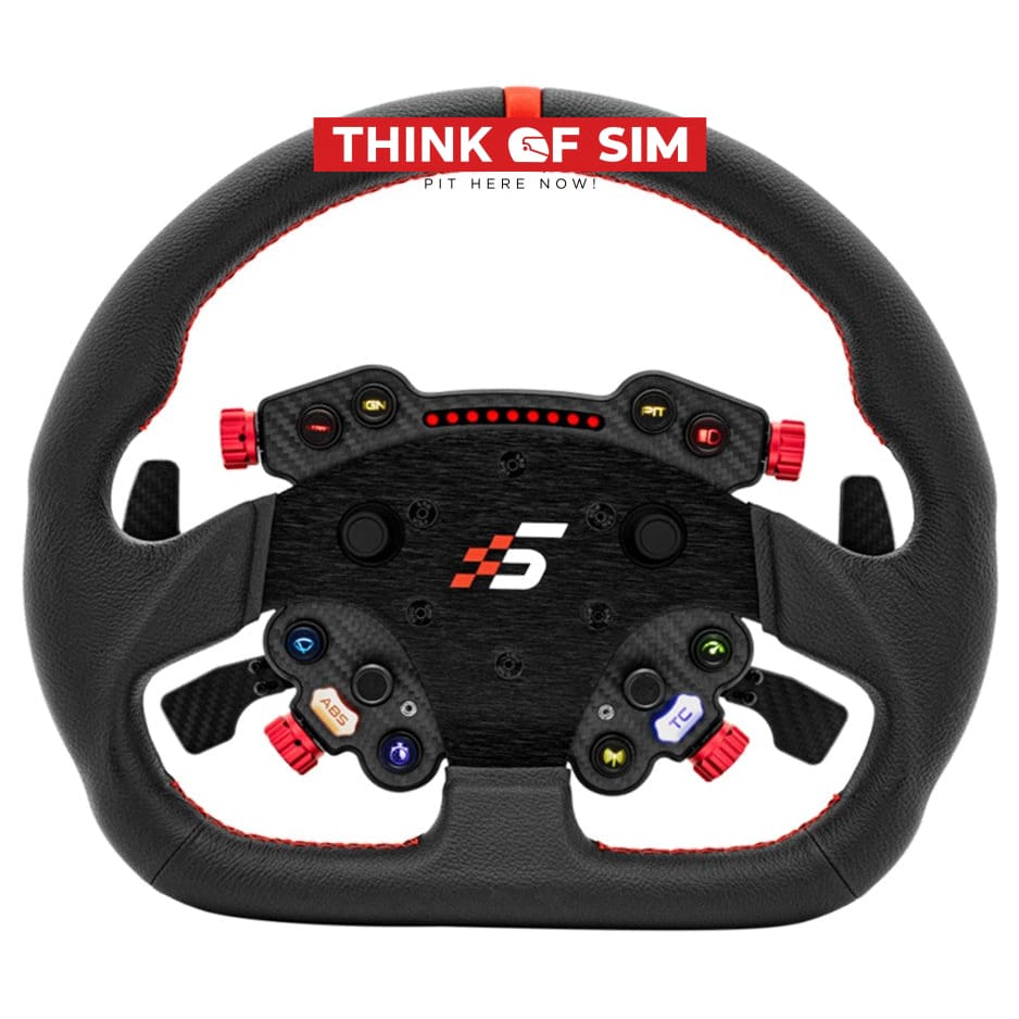 Simagic GT Pro Hub with D Shape Wheel Leather (Knob Edition) Racing Equipment