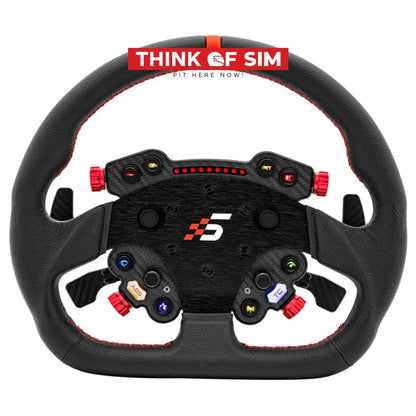 Simagic GT Pro Hub with D Shape Wheel Leather (Knob Edition) Racing Equipment