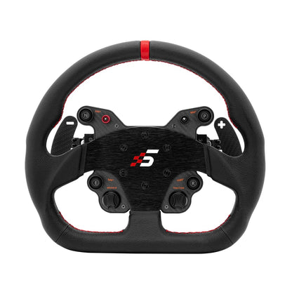 Simagic GT1 D Shaped Wheel with Paddle Shift Leather Racing Equipment