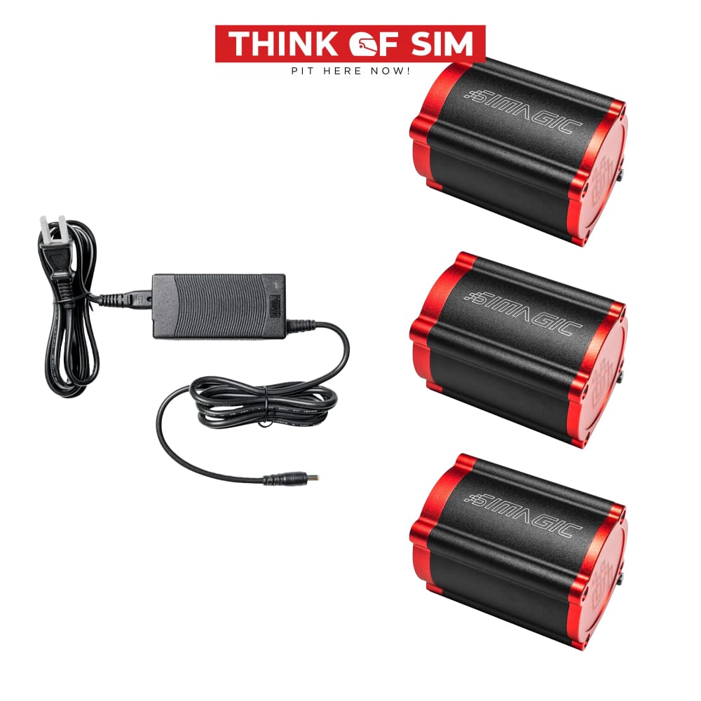 Simagic Haptic Pedals Reactor Bundle HPR x 3 + APS Racing Equipment