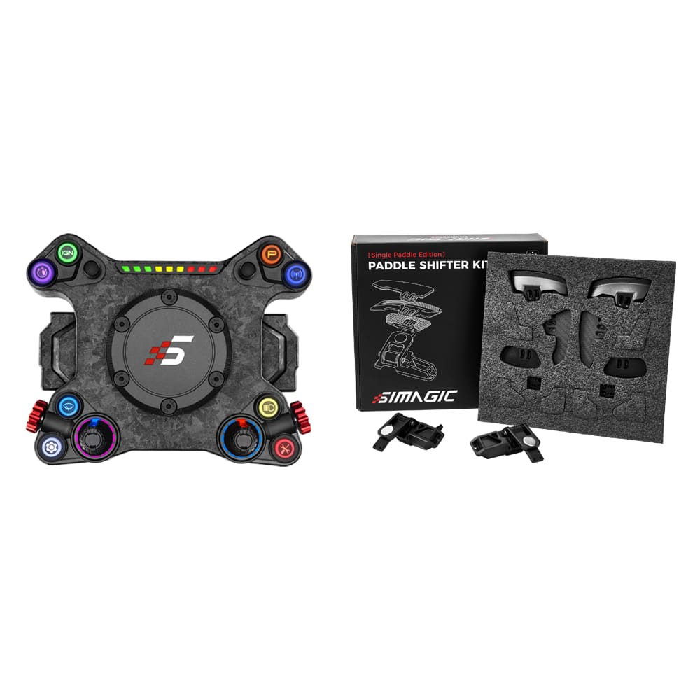 Simagic Neo X Hub With Single Paddle Shifter Module Racing Equipment