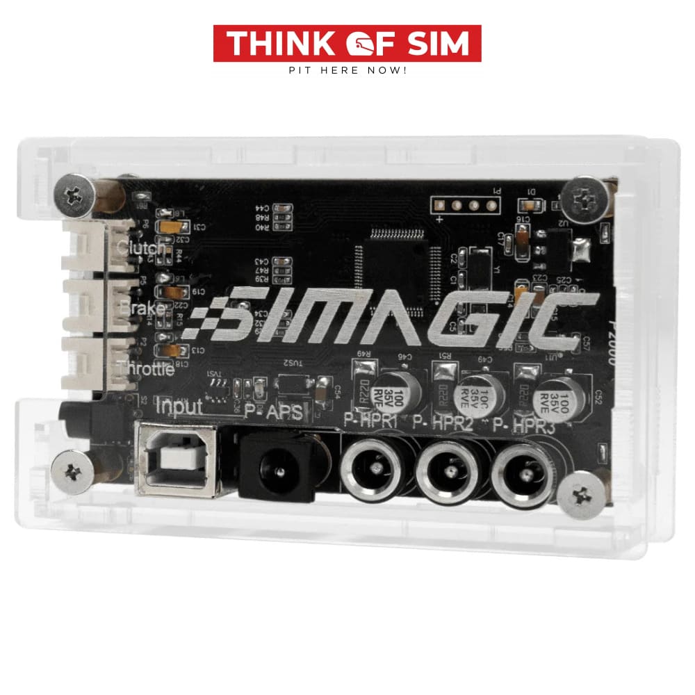 Simagic P2000 Haptic Enabled Pedal Controller Box (1 Pc) Racing Equipment