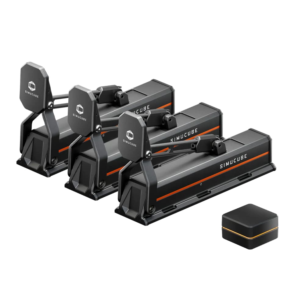 Simucube ActivePedal Pro Bundle ActivePedal Pro Set of 3 + Link Hub + Ethernet Switch Racing Equipment