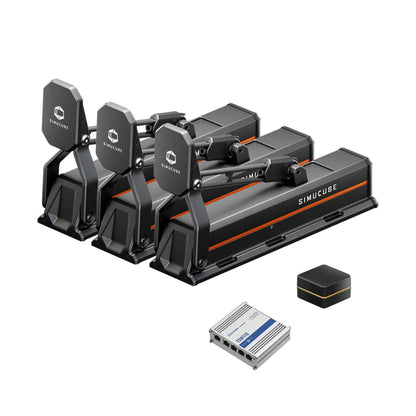 Simucube ActivePedal Pro Bundle ActivePedal Pro Set of 3 + Link Hub + Ethernet Switch Racing Equipment