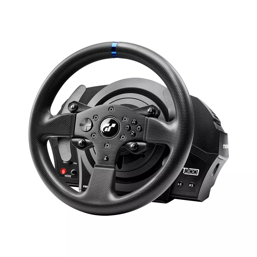 Thrustmaster T300 RS GT | จอยพวงมาลัย พร้อมแป้นเหยียบ Force Feedback ระบบ Dual-Belt เงียบและแม่นยำ | สำหรับ PS5/PS4/PC