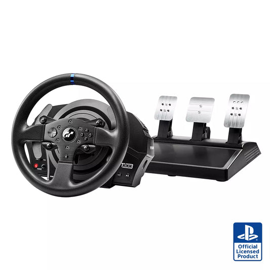 Thrustmaster T300 RS GT | จอยพวงมาลัย พร้อมแป้นเหยียบ Force Feedback ระบบ Dual-Belt เงียบและแม่นยำ | สำหรับ PS5/PS4/PC