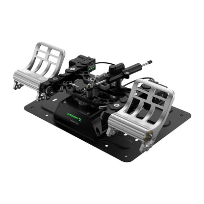 WINCTRL Orion Metal Flight Rudder Pedals With Damper Edition ชุดแป้นหางเสือเครื่องบิน Orion โลหะ พร้อมแดมเปอร์