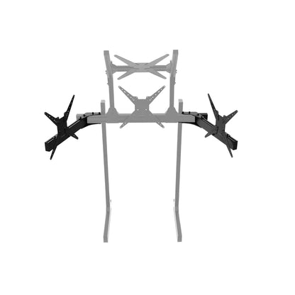 Trak Racer 580mm/22.8’’ Triple Monitor Add-on Arms with VESA Mounts Racing Cockpit