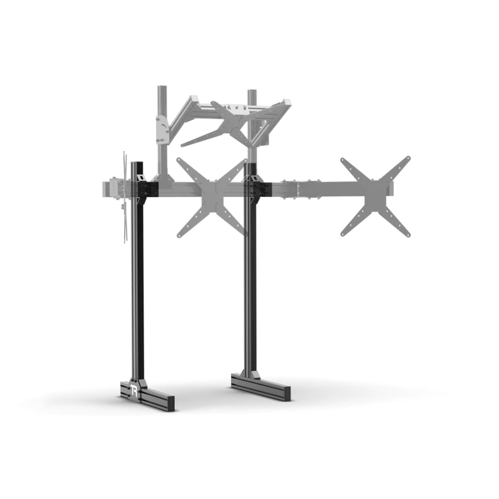 Trak Racer Legs For Floor Monitor Stand Tr8020 Monitor Stand – Black Racing Cockpit